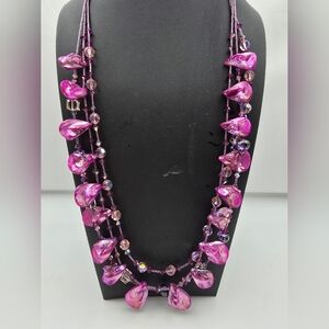 DESIGNER Sterling Silver Gulten Dye Necklace